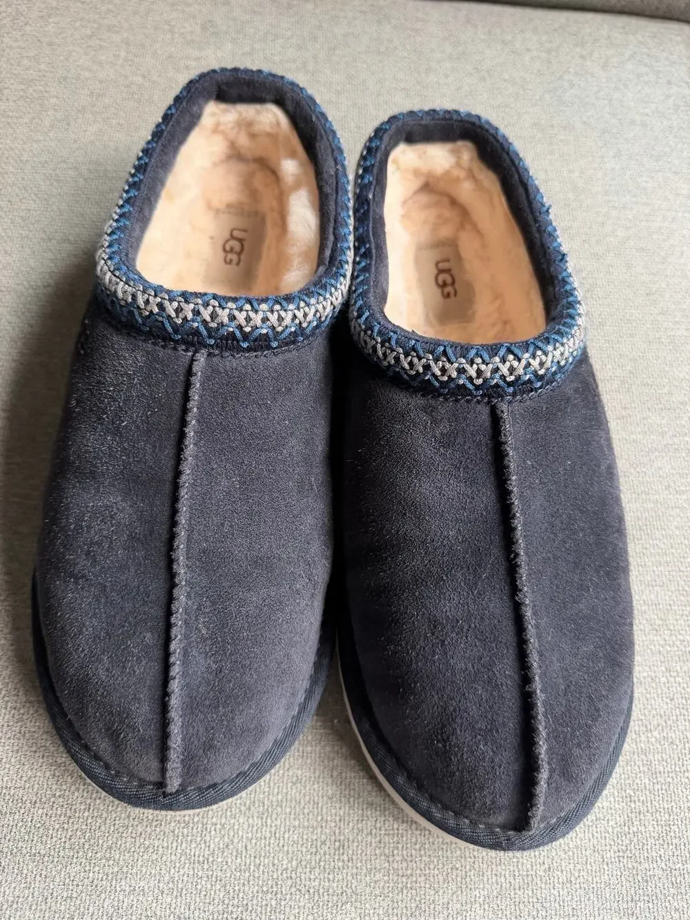 UGG Men's Tasman Blue Slipper Shoes Sz 11